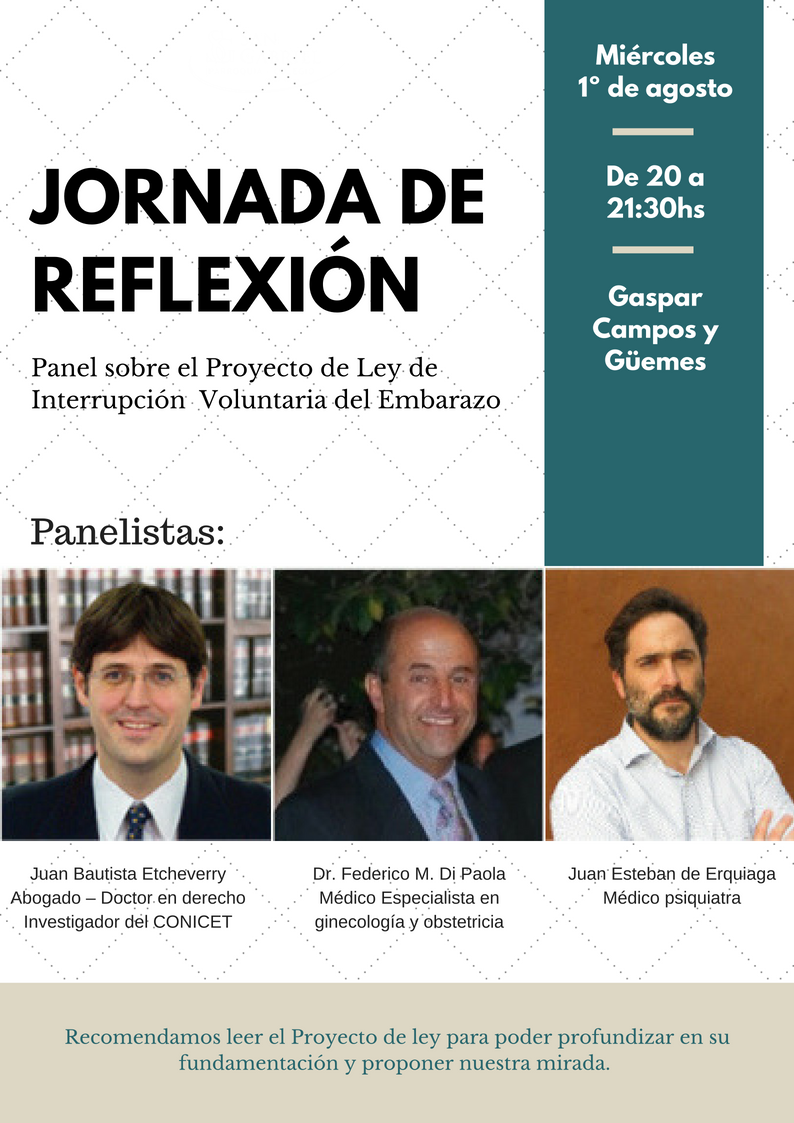 Jornada de reflexión sobre la despenalización del aborto Jornada de reflexión sobre la despenalización del aborto